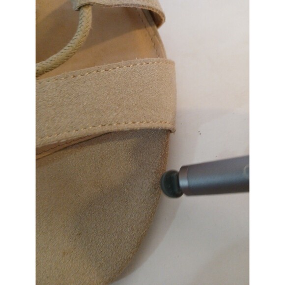 Lust For Life L-Daphne Tan Strappy Block Heel Womens 8.5 Gently Used Pretty - Picture 16 of 16